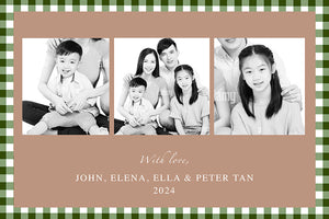 My Family Photo Christmas Postcard 2