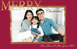 My Family Photo Christmas Postcard 4