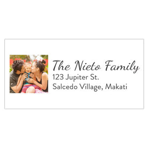 Family Photo Name & Address Label