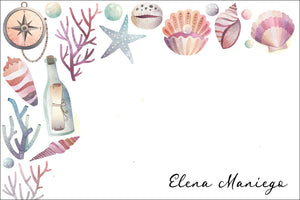 Coral Themed all occasion gift tag