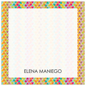 Aztec Triangles Gift Tag