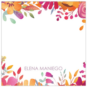 Bright Flowers Gift Tag