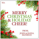 Christmas Holly Holiday GIft Tag