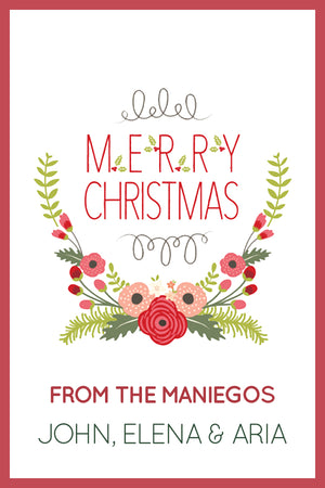 A Cute Christmas Holiday Gift Tag