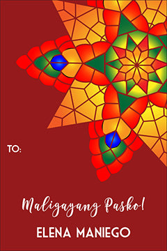 Ang Ating Parol Christmas Gift Tag