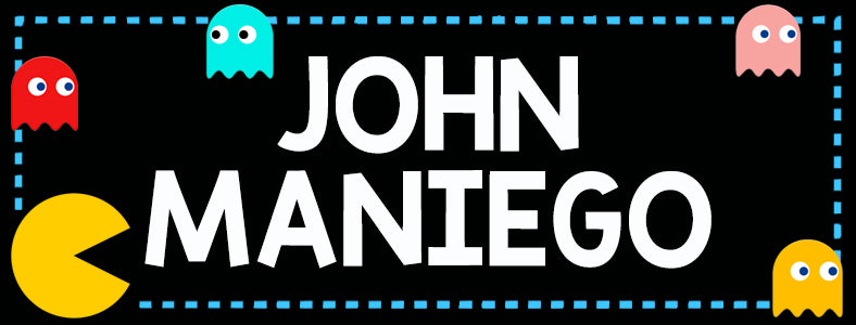 Pacman Themed Kiddie Label