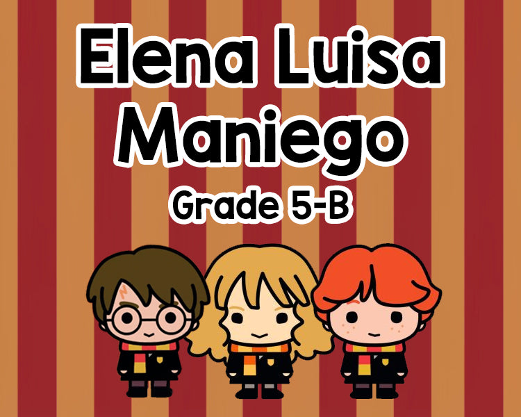 Harry Potter Chibi Themed Kiddie Label