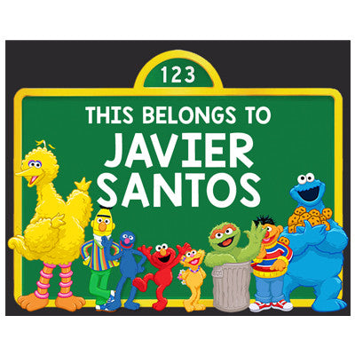 Sesame Street Kiddie Label