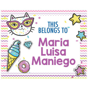 Girly Badges Kiddie Label