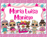LOL Themed Kiddie Label