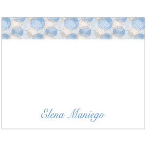 Bleige Patterned Personalized Boxed Note Cards