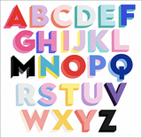 Personalized Layered Letter Monogram Notecards