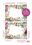 Whimsical Botanical Garden Baby Shower Invitation suite