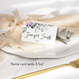 Lilac Wedding Invitation Complete Template