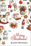 Nostalgic Christmas Gift Tag