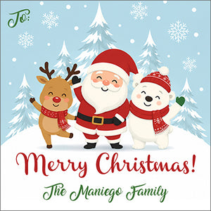 Santa Gang Holiday GIft Tag