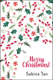 It's Raining Candy Christmas Gift Tag
