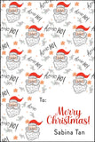 Ho Ho Santa Christmas Gift Tag