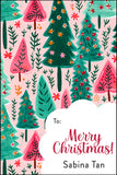 Happy Trees Christmas Gift Tag