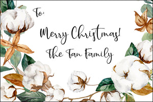 Cottony Feelings Christmas Gift Tag