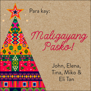 Maligayang Pasko Christmas Gift Tag