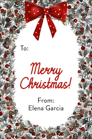 Festive Frame Christmas Gift Tag