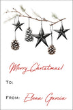 Pine & Shine Christmas Gift Tag