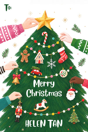 Holiday Hangouts Christmas Gift Tag