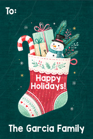 Holiday Haul Christmas Gift Tag