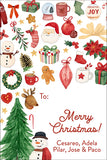 Whimsy Icons Christmas Gift Tag