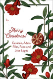 Holiday Fig Christmas Gift Tag