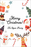 Happy Friends Christmas Gift Tag