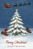 Magical Night Christmas Gift Tag