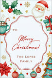 Holiday Cheer Christmas Gift Tag