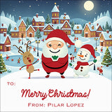 Santa Crew Christmas Gift Tag