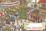 Where's Waldo / Santa Pinoy Christmas Gift Tag