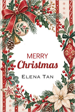 Classic Christmas Ornament Personalized Gift Tags