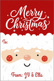 Cheekiest Santa Christmas Holiday Gift Tag