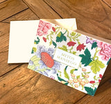 Floral Premium Folded Note Card Set