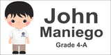 Ateneo Gradeschool Themed Sticker Label