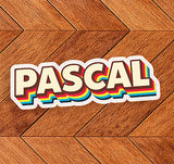 Retro Style Name Decal Vinyl Waterproof Sticker