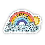 Just Breathe Vinyl Waterproof Sticker