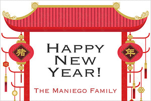 Happy Chinese New Year Classic Gift Tag