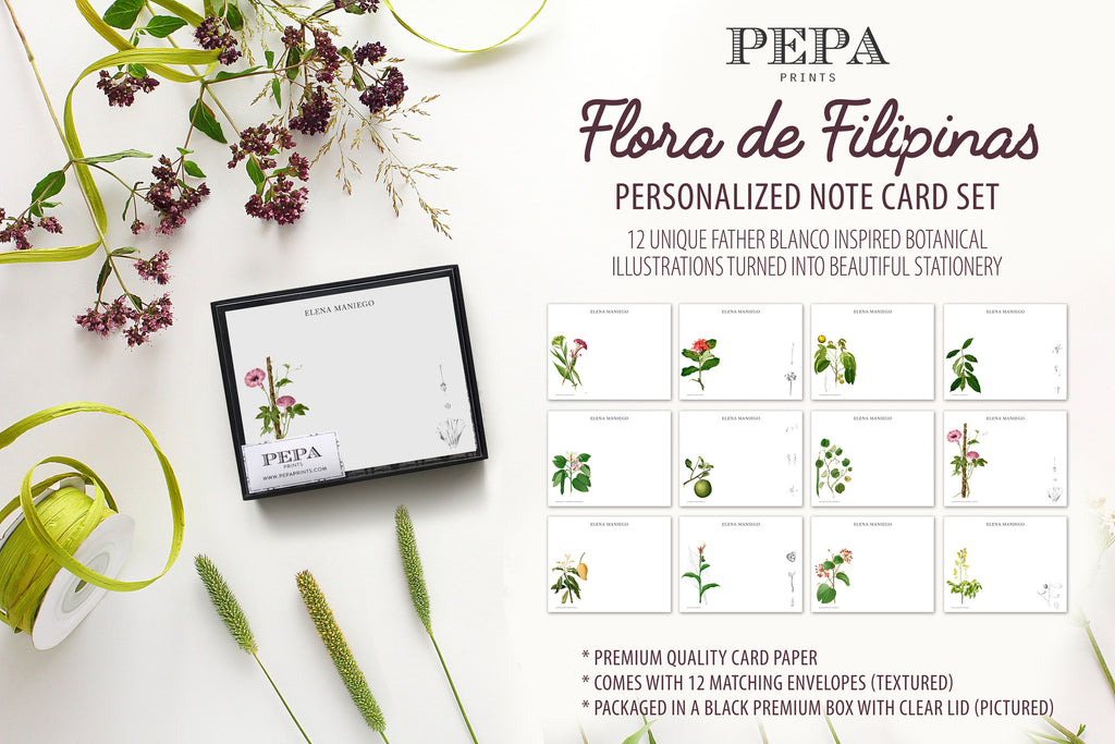 Flora de Filipinas, Father Blanco Inspired Exclusive Note Card Set