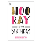 Hooray It's Your Birthday tag