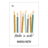 Make A Wish birthday gift tag