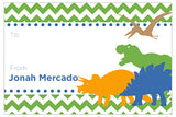 Dinosaur Gang Kiddie Gift Tag
