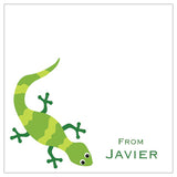 Green Gecko Kiddie Gift Tag