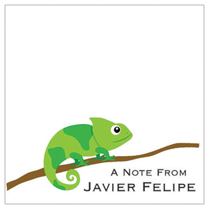 Gecko on Tree Kiddie Gift Tag