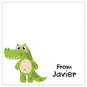 Cutie Aligator Kiddie Gift Tag